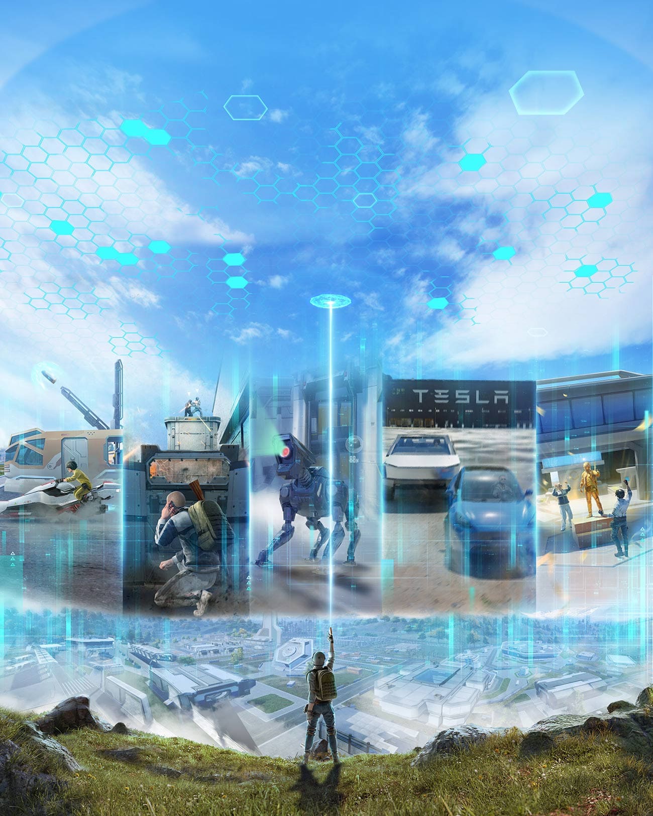 PUBG MOBILE：絕地求生M 我愛特斯拉