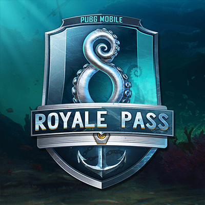 Логотип Royal Pass Season 8 PUBG Mobile Royal Pass Season 8
