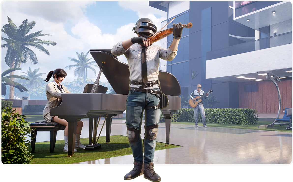 Official PUBG MOBILE team combat scene